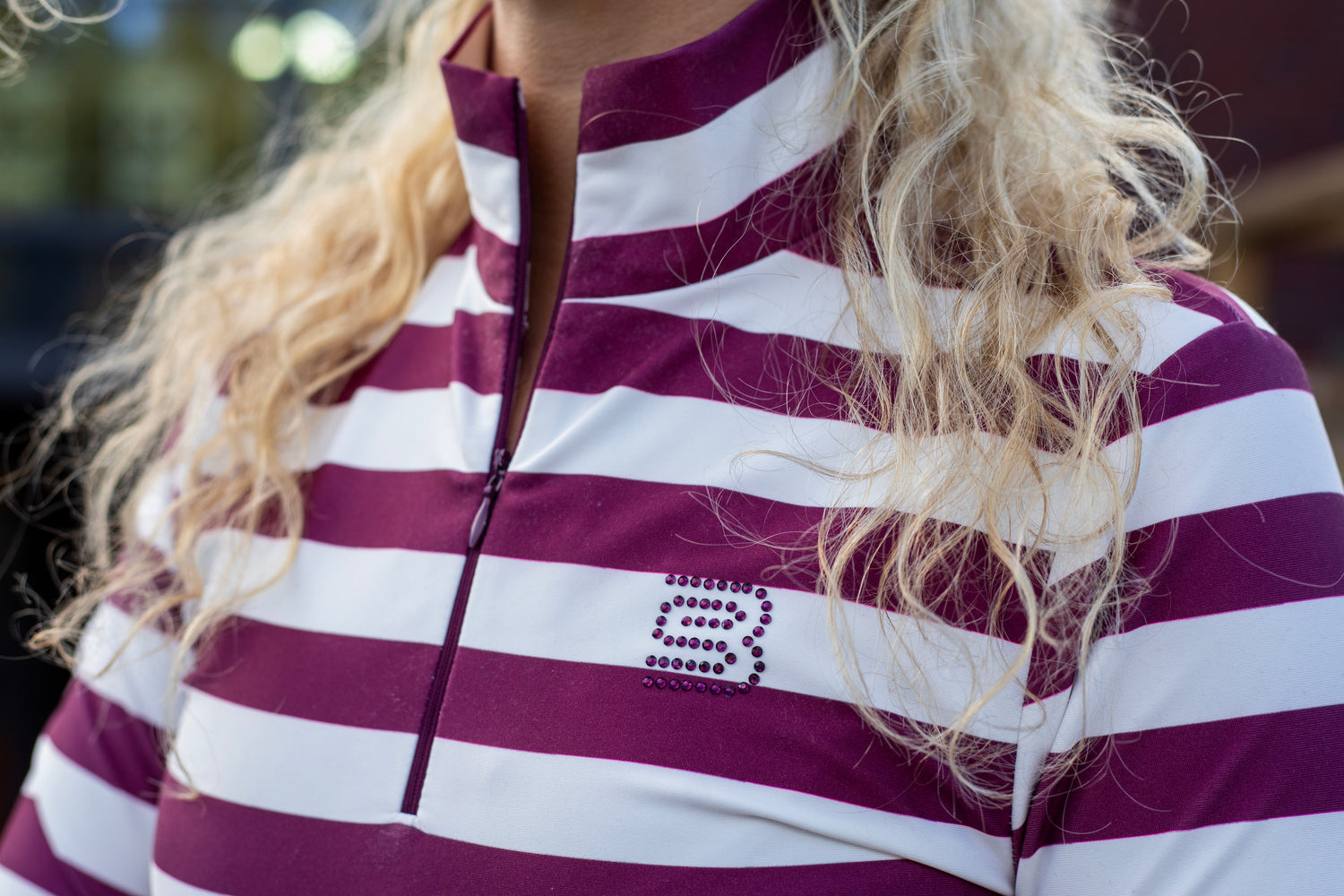 Baselayer Stripe Bordeaux +