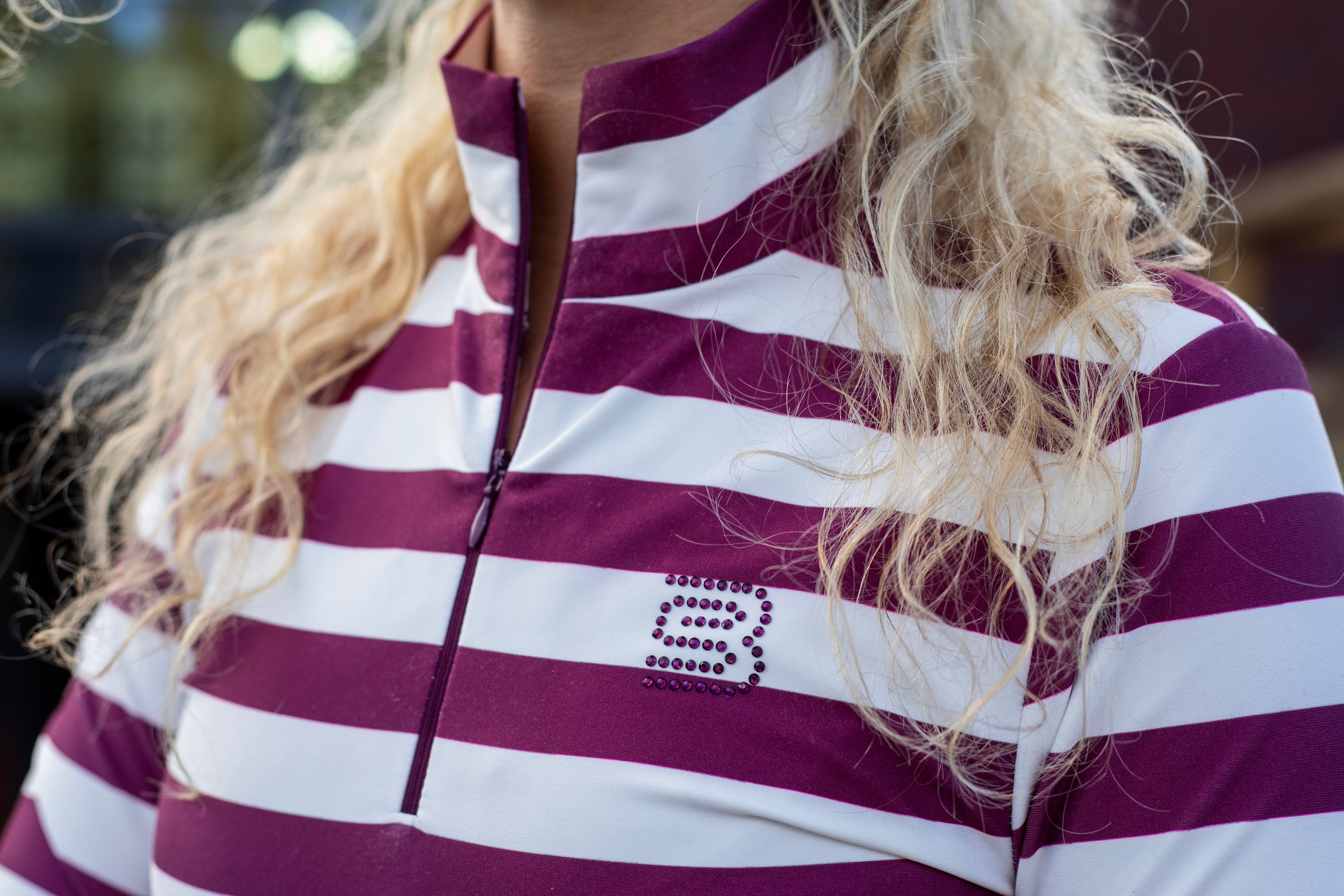 Baselayer Stripe Bordeaux +
