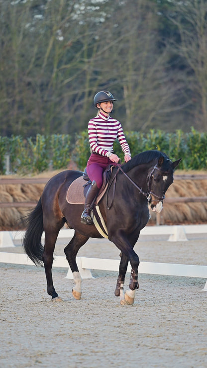 Baselayer Stripe Bordeaux +